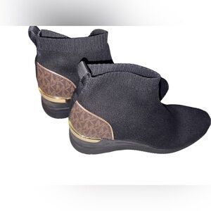 Michael Kors slip on knit sock bootie Women's Ankle Boots